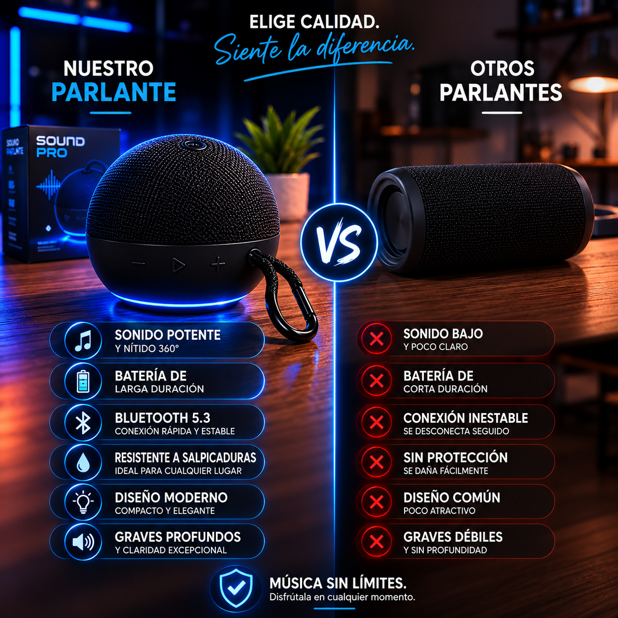 Parlante Tipo Alexa™ | Controla tu hogar con tu voz