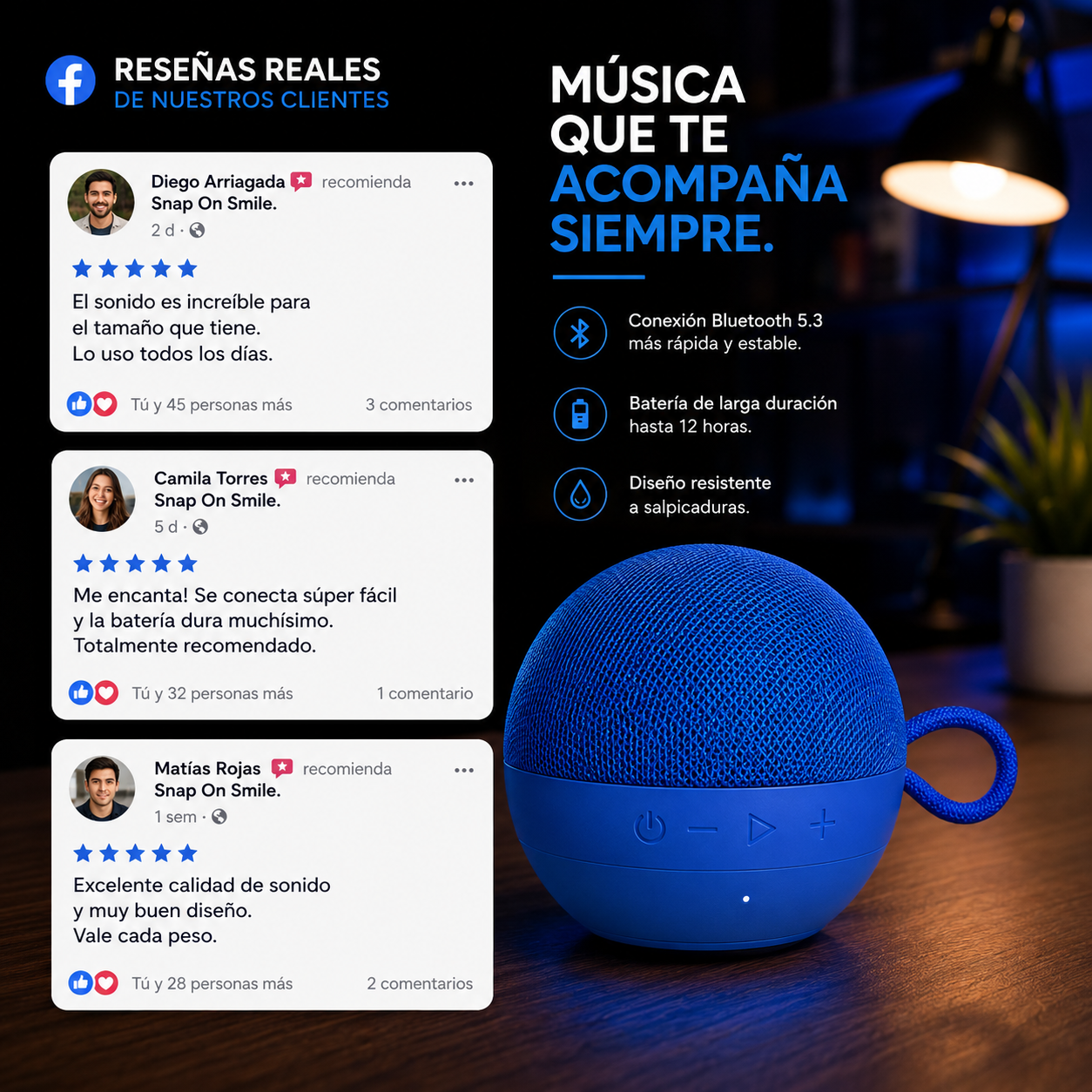 Parlante Tipo Alexa™ | Controla tu hogar con tu voz